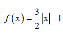 Разложить в ряд Фурье в интервале [-1/2; 1/2] функцию f(x)=3/2·|x|-1 .