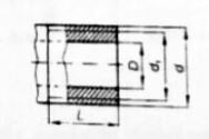 Какой из размеров, указанных на рисунке, соответствует условному проходу трубной цилиндрической резьбы?