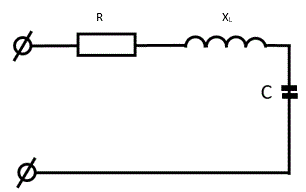 Определить ток в цепи, если R = 6 Ом; XL = 20 Ом; Xc = 12 Ом; U = 120 В    <br />      1) 15 А     2) 12 А    3) 10 А     4) 8 А    5) 6,4 А
