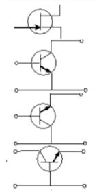<b>2. </b><br />Схема включена транзистором с общей базой соответствует рисунок…