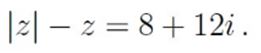 <b>4)</b><br /> Решить следующее уравнение, считая, что ∈ С