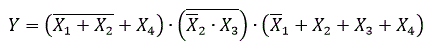 По заданному алгоритму составить схему в базисе НЕ, 2И-НЕ,  2ИЛИ-НЕ на микросхемах серии К561.<br /> <b>Вариант 2</b>