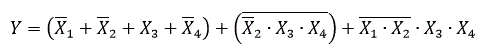 По заданному алгоритму составить схему в базисе НЕ, 2И-НЕ,  2ИЛИ-НЕ на микросхемах серии К561.<br /> <b>Вариант 6</b>