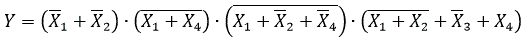 По заданному алгоритму составить схему в базисе НЕ, 2И-НЕ,  2ИЛИ-НЕ на микросхемах серии К561.<br /> <b>Вариант 16</b>