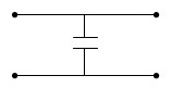 На рисунке изображена схема фильтра... <br />1) активно-индуктивного <br />2) активно-емкостного <br />3) емкостного <br />4) индуктивного <br /><b>Выберите один ответ:</b> <br />а. 2) <br />b. 3) <br />с. 4) <br />d. 1)