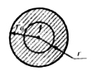 Циркуляция вектора напряженности магнитного поля HR вдоль окружности радиуса R = 0,4 мм (см. рис.) внутри цилиндрического провода радиусом R<sub>0</sub> = 0,8 мм с постоянным током I = 8 А равна (А) <br />1) 8 <br />2) 4 <br />3) 2 <br />4) 1