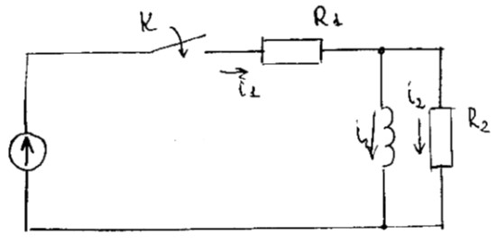 Определить токи цепи (подробное решение в общем виде - можно подставлять любые значения)