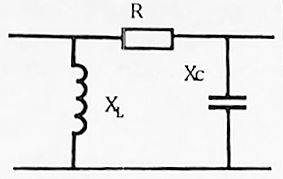 Известны XL = 4 Ом, Xc = 2 Ом, R = 2 Ом. <br />Найти коэффициенты A<sub>11</sub> и Z<sub>11</sub> матриц A и Z соответственно.